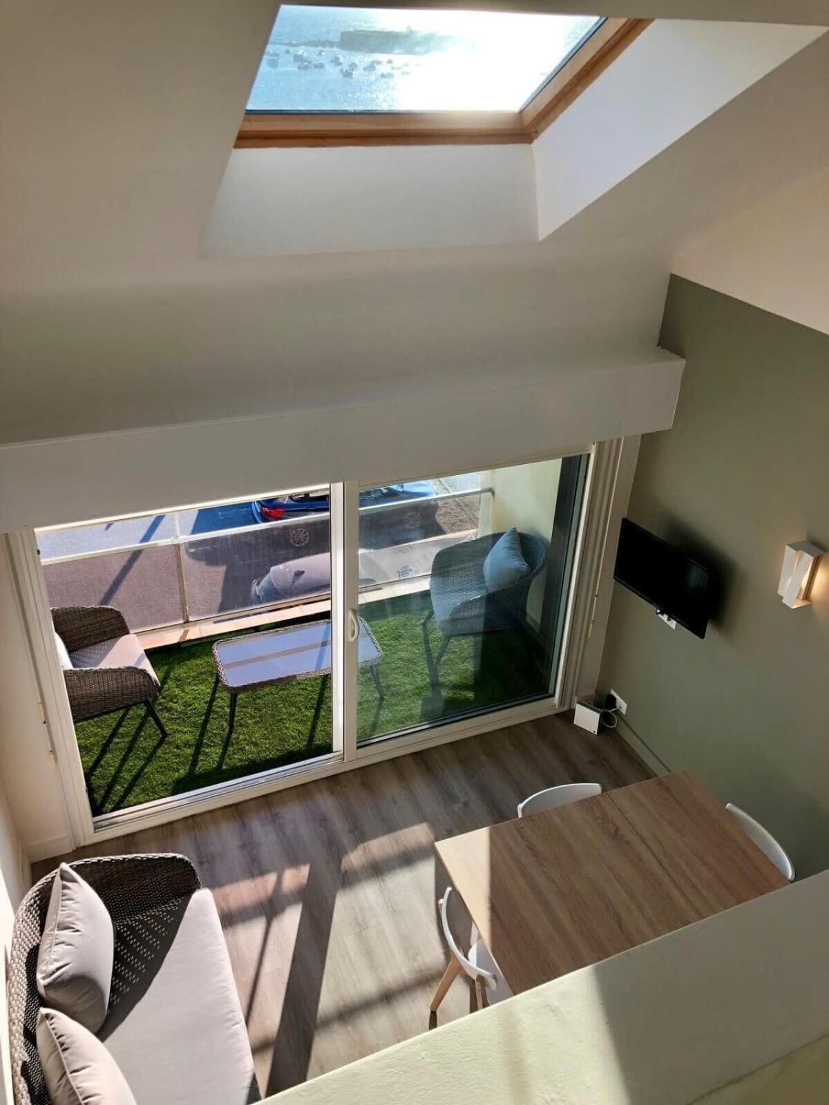 Magnifique Duplex Super Cosy Vue Mer 180 Ploemeur Buitenkant foto
