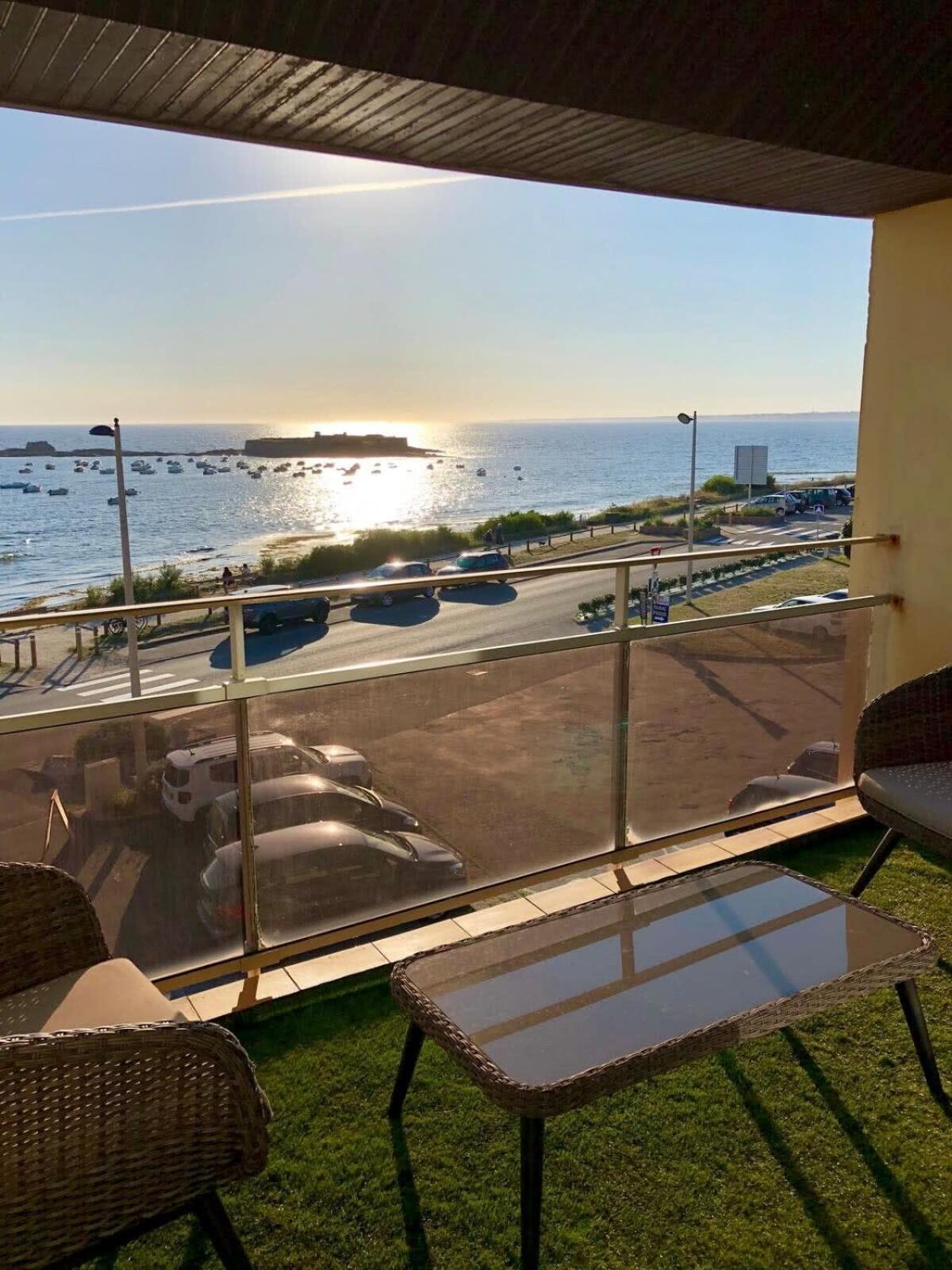 Magnifique Duplex Super Cosy Vue Mer 180 Ploemeur Buitenkant foto